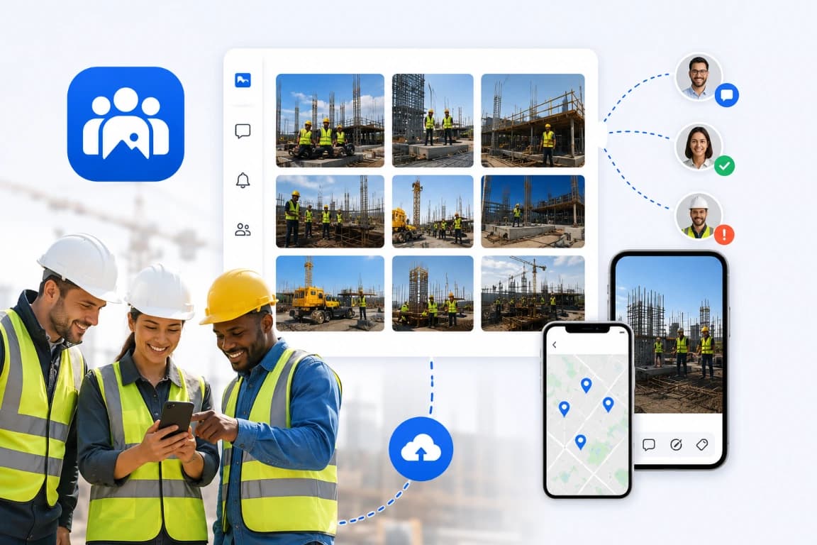 The Group Photo Sharing App for Field Service Teams
