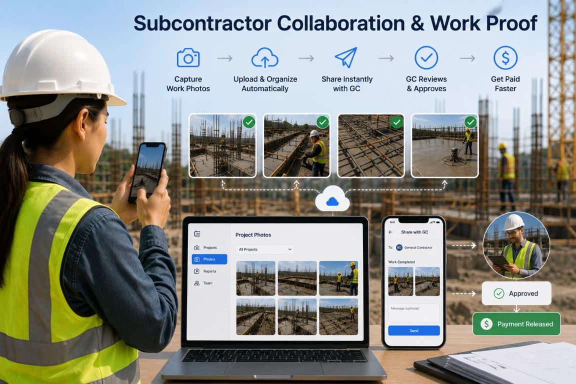 Subcontractor Collaboration & Work Proof
