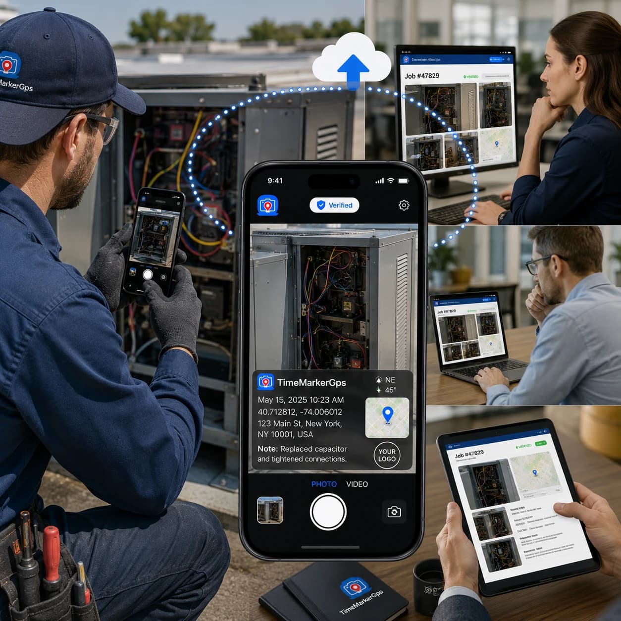 Timestamp Work Timestamp Camera App with GPS & Date Stamp | TimeMarkerGps